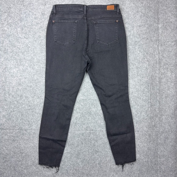 Judy Blue Jeans Womens 15 32 Black Skinny Fit Distressed Leopard Patch Denim - Picture 7 of 12